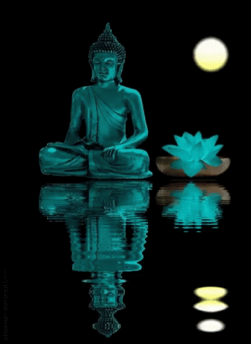 Buddha Reflecting on Water
